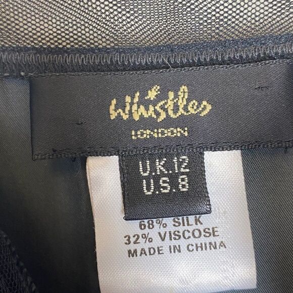 Whistles London Silk Slip Dress - Picture 3 of 3